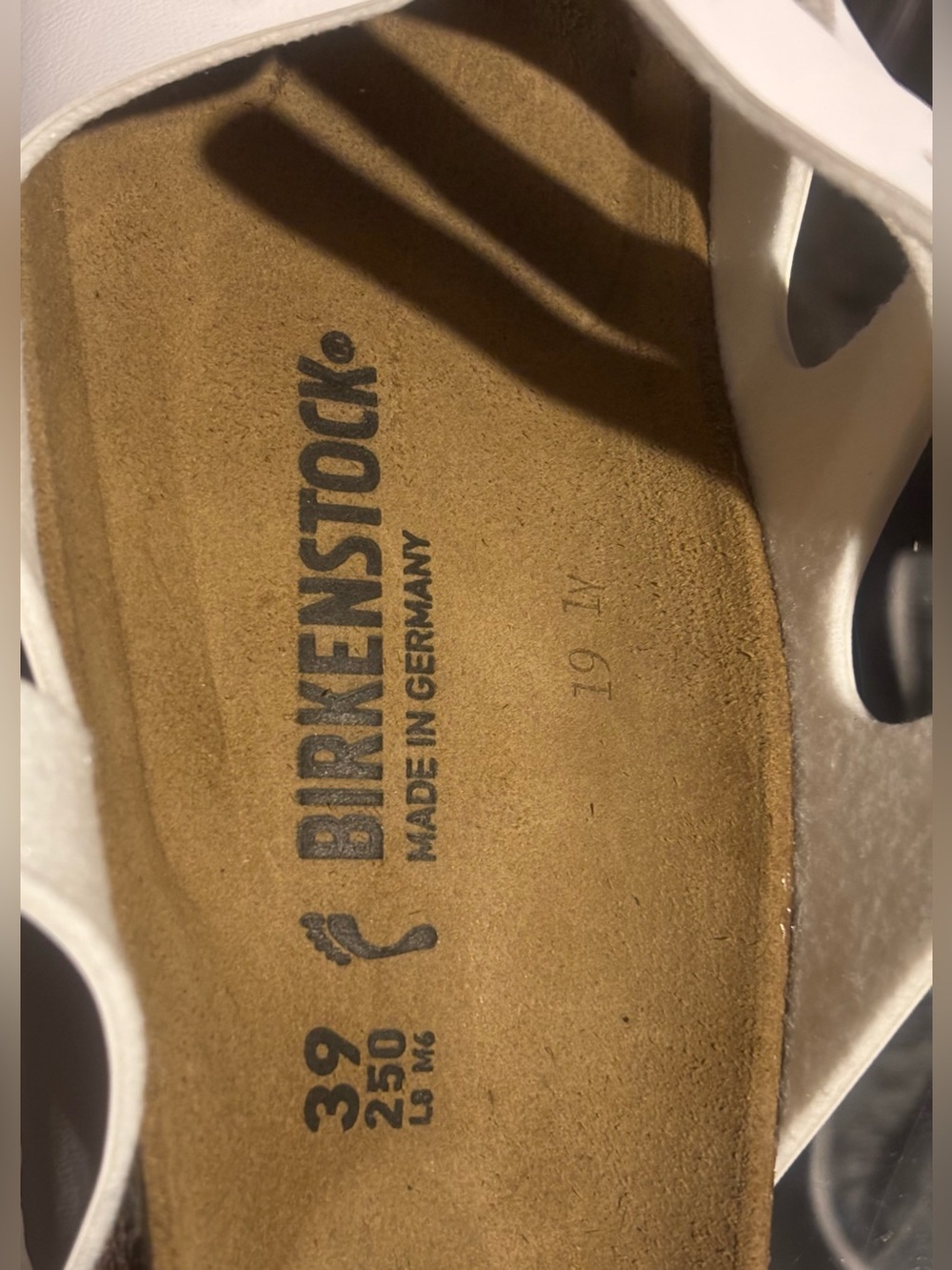 Birkenstock Florida Birko White 3-Strap Buckle Slides Sandals 6 6.5 7 7.5 8 8.5 - Picture 11 of 16